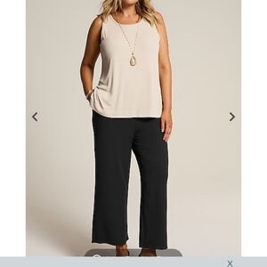 J Jill Comfortable Women's Black Wide-Leg Pants